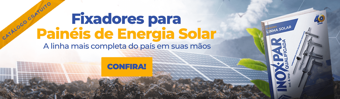 Catálogo de Fixadores para Painéis Fotovoltaicos