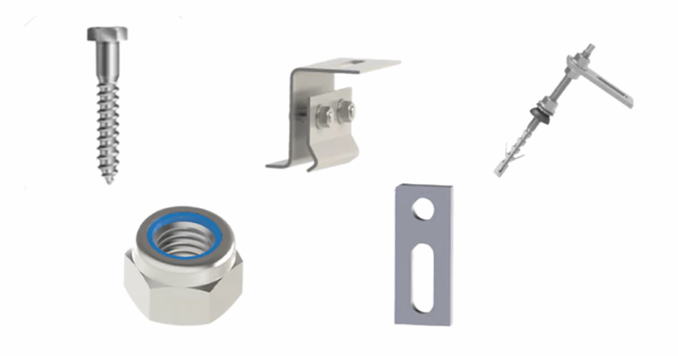 fixadores para painel solar